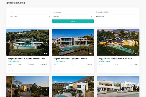 Webdesign für Immobilienmakler