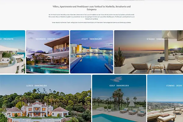 Webdesign für Immobilienmakler